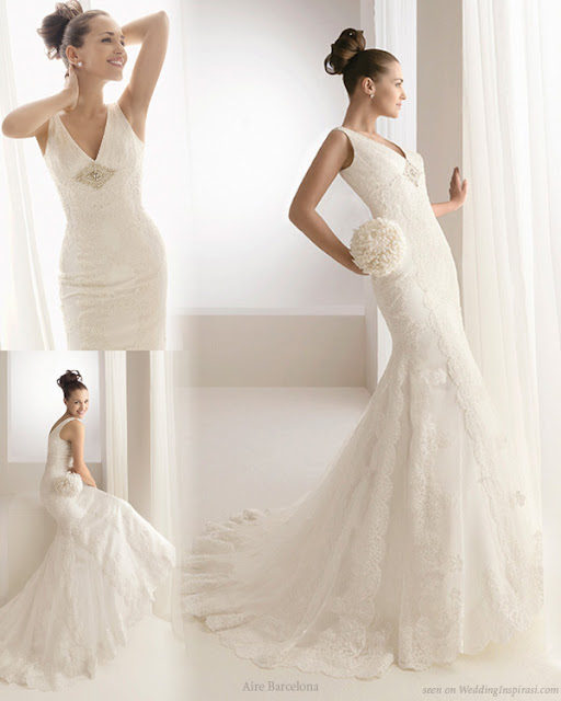 AIRE BARCELONA WEDDING GOWNS 2011 COLLECTIONS
