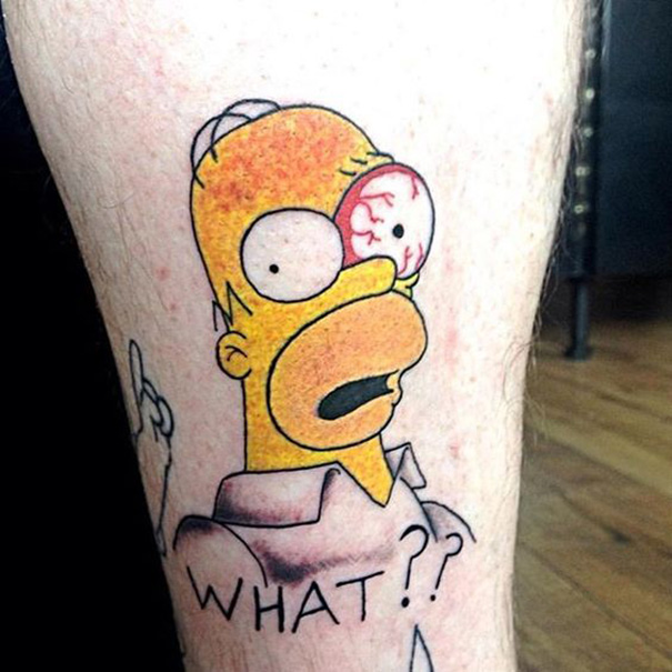 Tatuagens do Homer Simpson