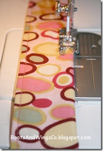12 press then topstitch along each edge
