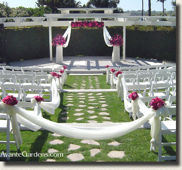 Wedding Ceremony Aisle Decor