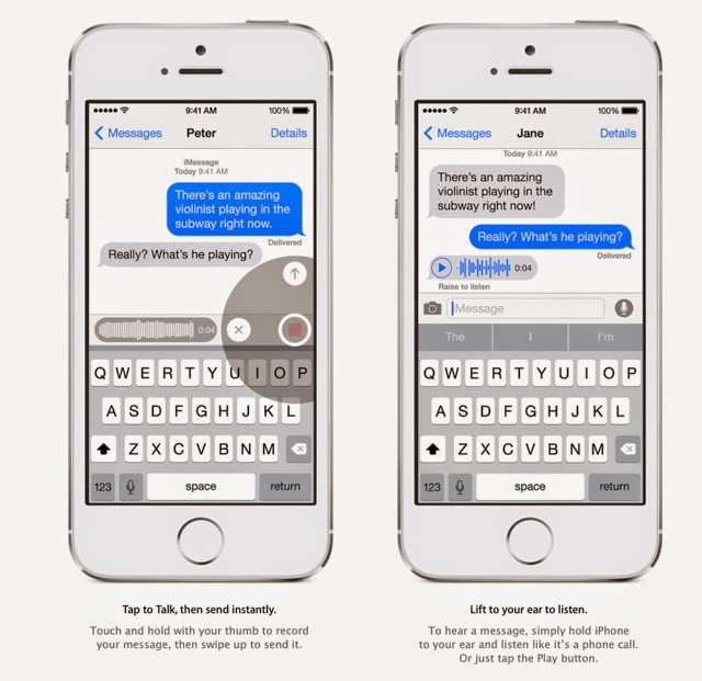 imessage ios 8, send music