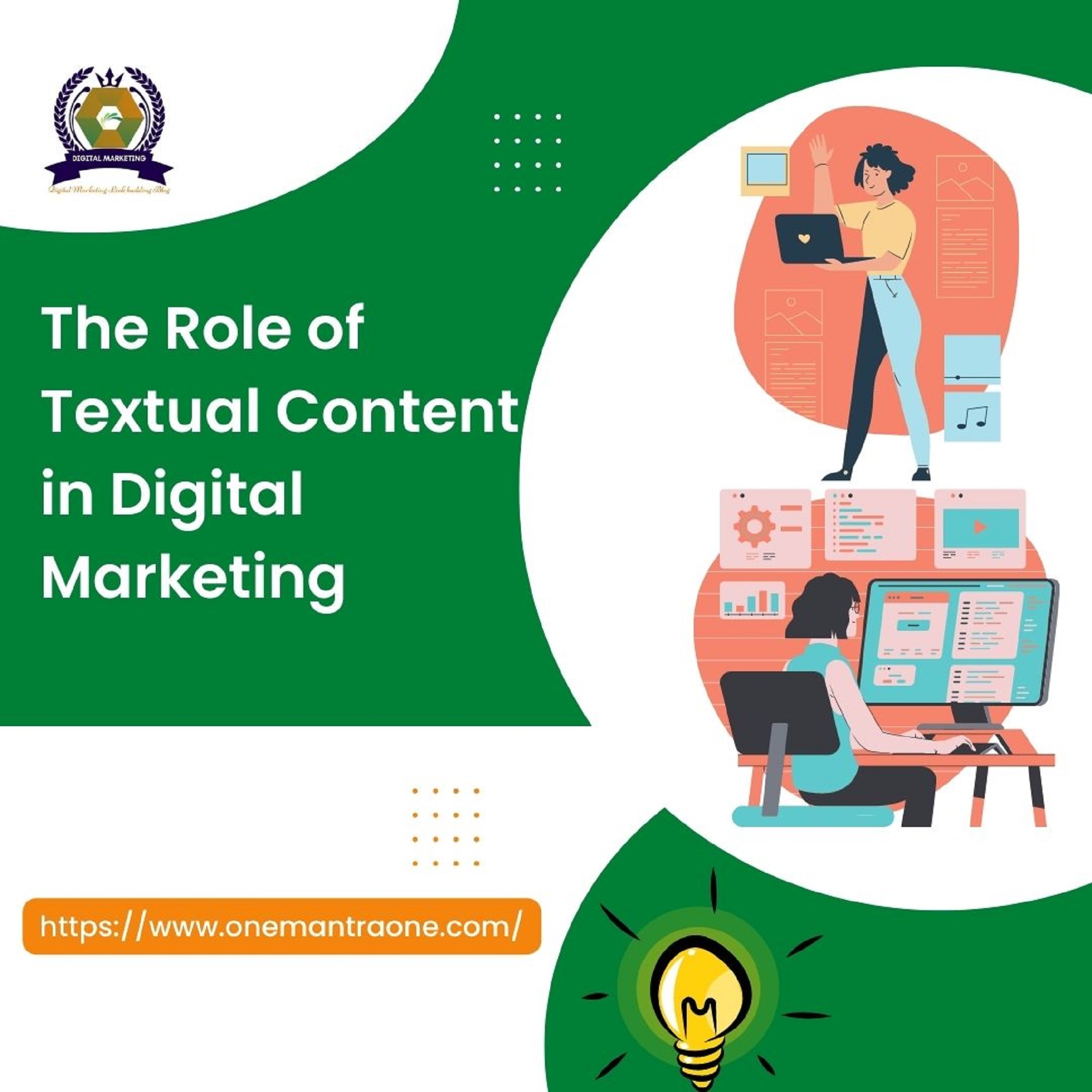 The Role of Textual Content in Digital Marketing | onemantraone.com
