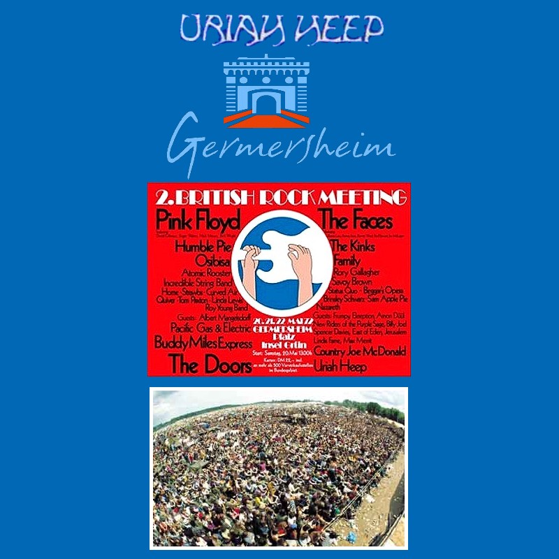 Uriah heep Live at 2 British Rock Meeting Germersheim 1972 Bootleg 