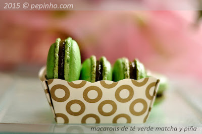 Macarons de té verde (y piña)