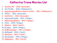 indian actress, gorgeous catherine tresa all movies list, photo download