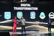 Gubernur Ansar Terima Anugerah Indonesia Award Inews 2022 Katagori Transformation Digital