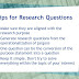 Useful Tips To Develop The Research Questions