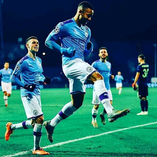 Sports:  Gabriel Jesus bags Champions League Hat trick At last group game