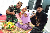 Program TMMD, Dandim 0421/LS Gelar Do'a Bersama dan Berikan Santunan Anak Yatim
