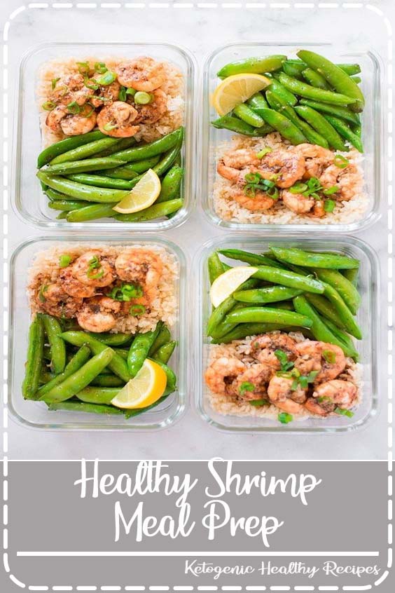 Let me show you how to meal prep shrimp for a high protein, low fat, and super quick meal prep option. This easy Honey Garlic Shrimp Meal Prep with Instant Pot Brown Rice and Lemon Snap Peas is a great healthy shrimp dinner idea for your meal prep.