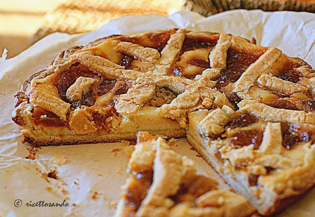 Crostata con ricotta e fichi ricetta dolce