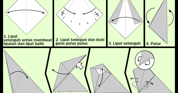 Cara Membuat Origami  GAJAH Untuk  Anak 