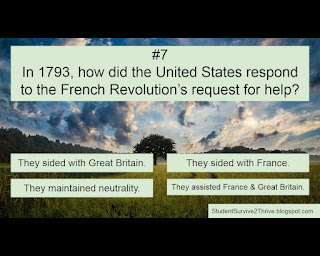 In 1793, how did the United States respond to the French Revolution’s request for help? Answer choices include: They sided with Great Britain. They sided with France. They maintained neutrality. They assisted France & Great Britain.