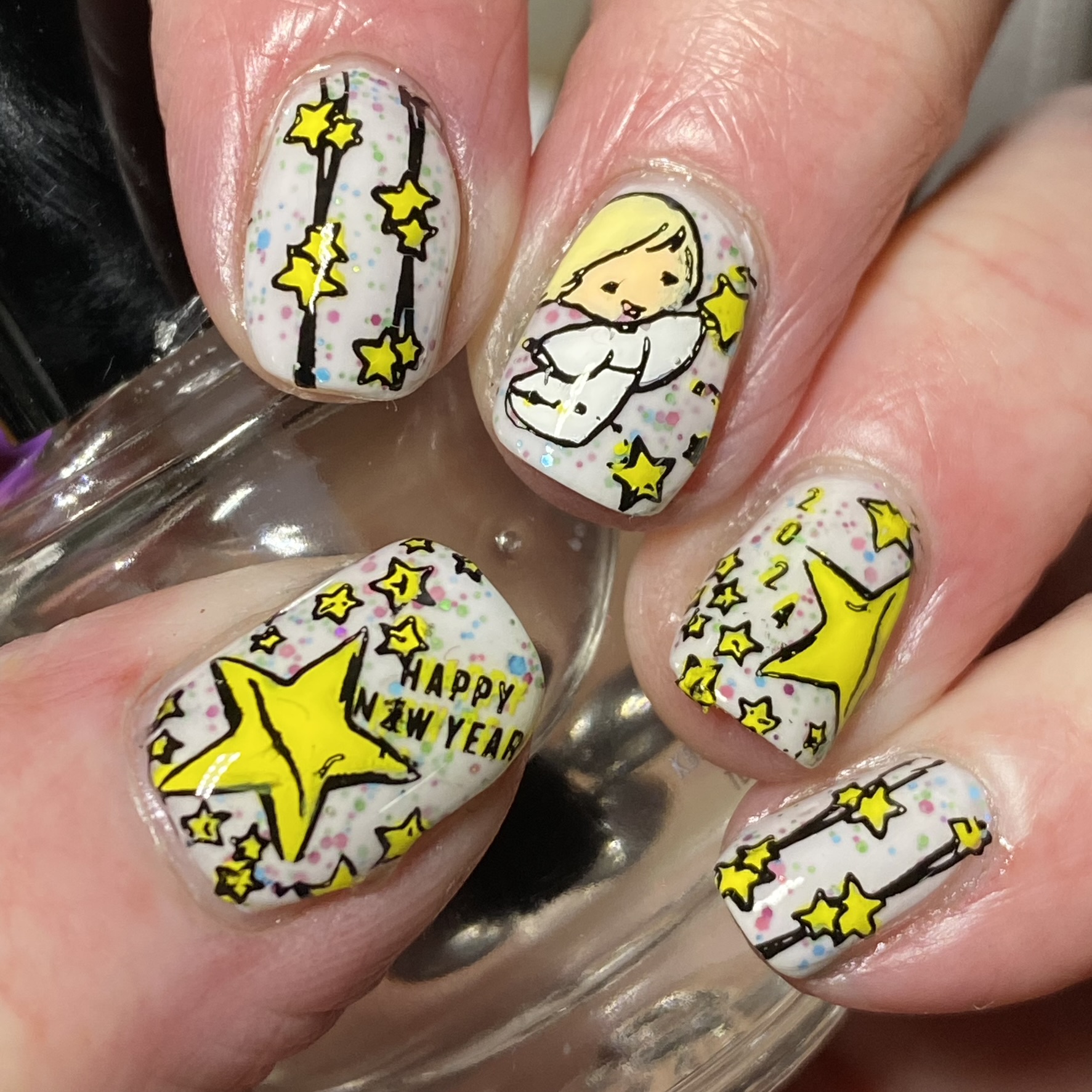 Uber Chic We All Scream For Ice Cream nail stamping plate, available at  .