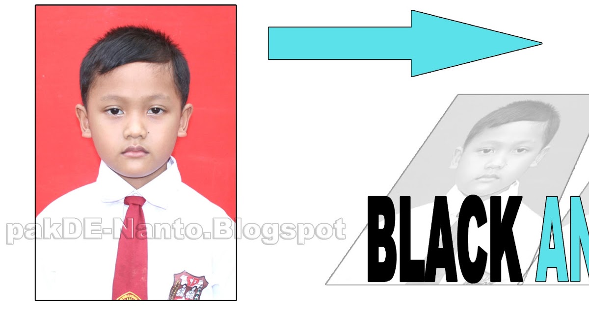 Cara membuat foto hitam putih di photoshop  sarahituaku