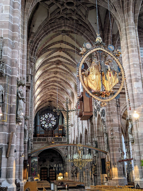 salutation angélique l'église Saint-Laurent Nuremberg Englischer gruß Lorenz Nürnberg