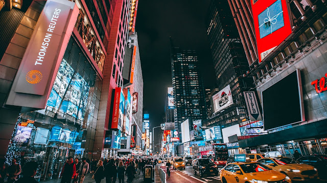 Broadway Theater, NYC, Night View, Broadway 