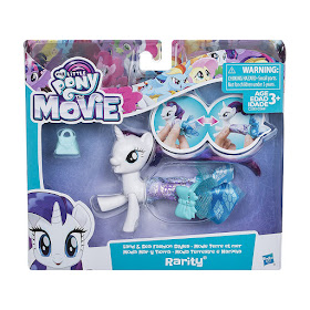 My Little Pony Movie Land and Sea Fashion Seapony Brushable Rarity 