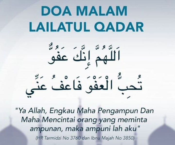 Doa Malam Lailatul Qadar