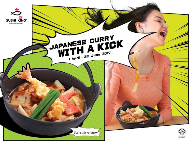 Sushi King's limited time menu with Japanese curry with a kick.