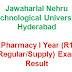 JNTUH B.Pharmacy I Year (R15) (Regular/Supply) Exam Result