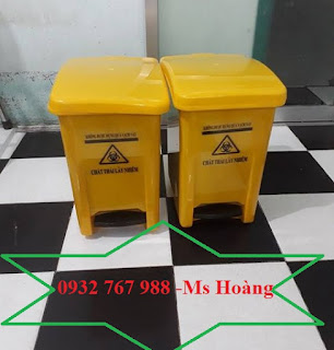 thùng đựng rác y tế 15 lít có đạp chân