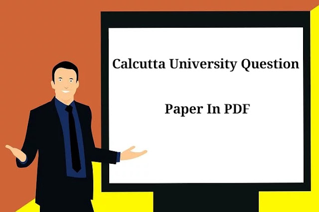 Calcutta University Question Paper