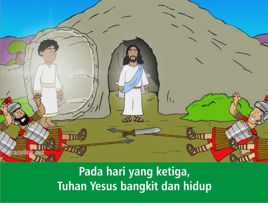 Komik Alkitab Anak Tuhan Yesus  Naik ke Surga