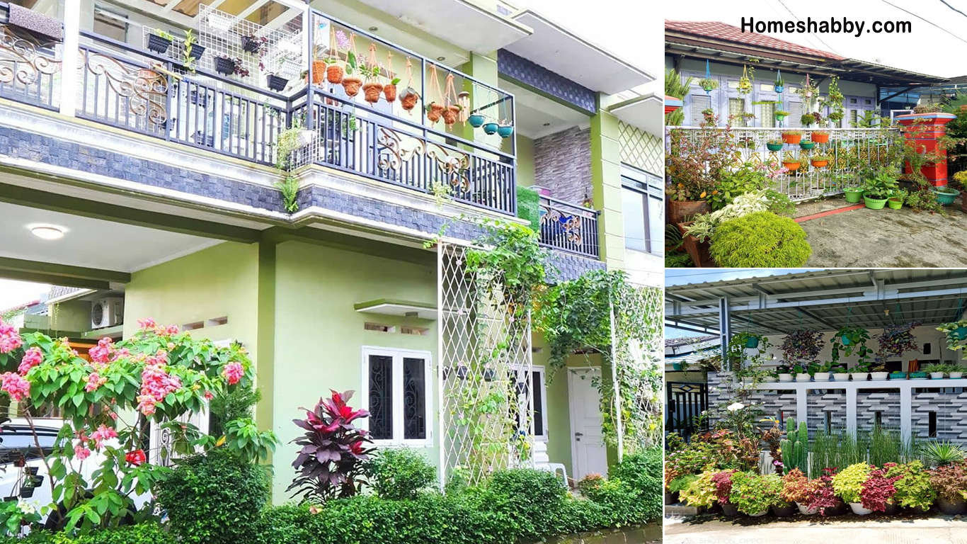 Inspirasi Taman Mini Di Depan Pagar Rumah Minimalis Homeshabbycom Design Home Plans