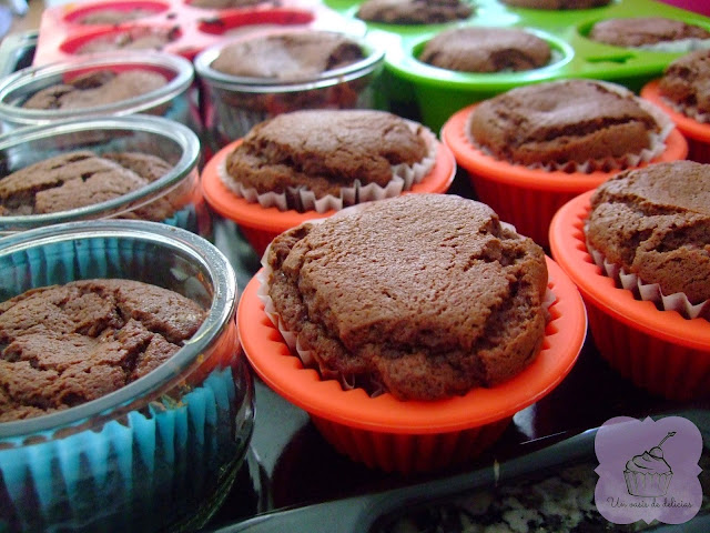 Madeleines aux deux chocolats