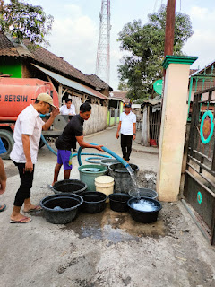 Sejumlah Kelurahan Dilanda Kekeringan, BPBD Rutin Salurkan Air Bersih