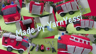 PATRON GRATIS COCHE DE BOMBEROS AMIGURUMI 31457