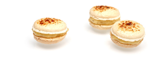 Macarons façon crème brulée