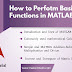 How to perform Basic Math functions in MATLAB commonly used functions Quick Guide