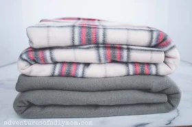 washing fleece blanket