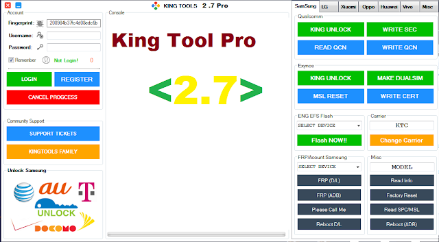 King Tool Pro 2.7 Latest Free Version Crack King Tool pro Download Link