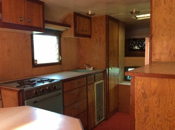 Interior Tiny Home, 1966 GMC RV Truck