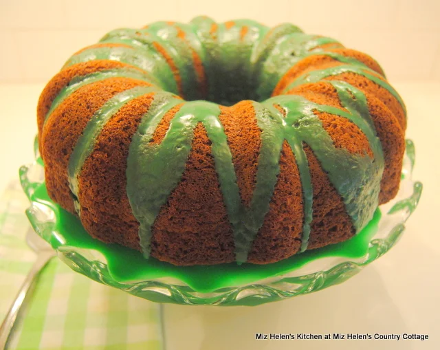 Pistachio Bundt Cake at Miz Helen's Country Cottage