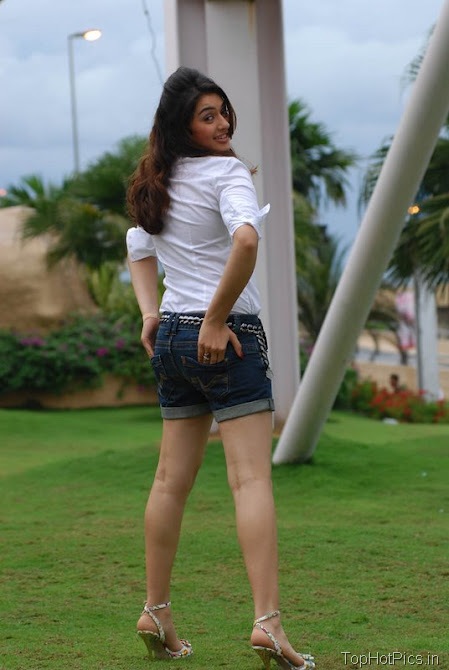 Hansika Motwani Hot Pics in Short Jeans 3