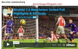 Russian commentary of Arsenal vs Manchester United Highlights English Premier League