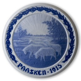 Bing & Grøndahl Påskeplatte 1915