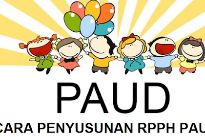 Cara Penyusunan RPPH PAUD (pendidikan anak usia dini) K13 Jos