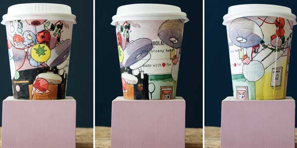 paper cup art