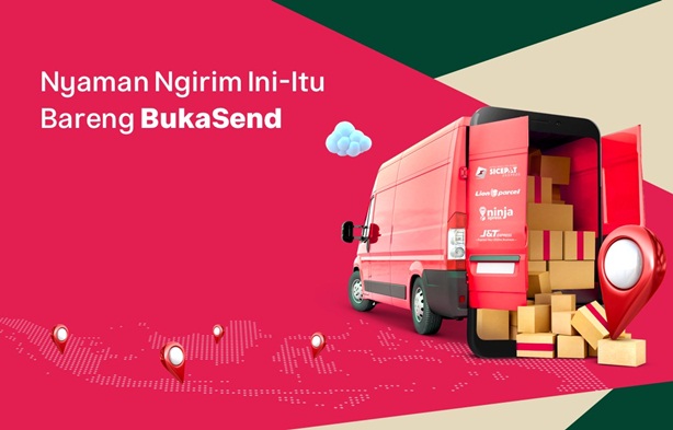 BukaSend agen pengiriman multi kurir dari Bukalapak