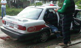 Este lunes hallan taxista degollado en Poza Rica Veracruz