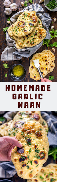 Homemade Garlic Naan