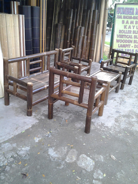 UKM Kursi Bambu dan Kerai Bambu