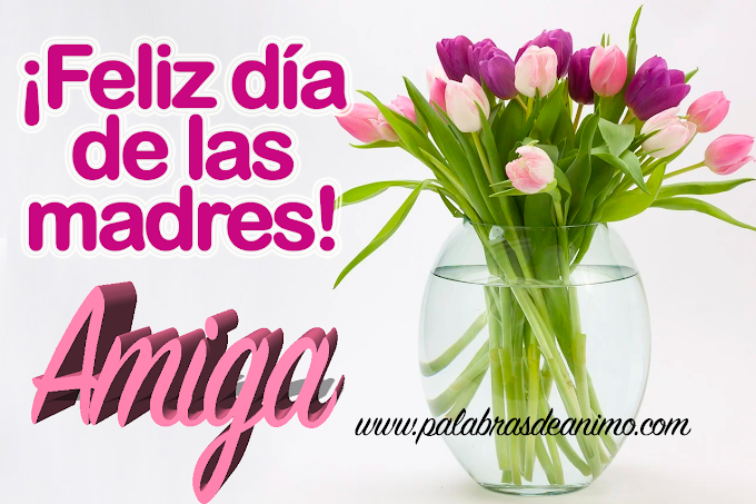 ¡Feliz día de las Madres!  AMIGA 