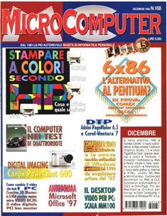 MC MicroComputer 168 - Dicembre 1996 | ISSN 1123-2714 | CBR 72 dpi | Mensile | Computer | Hardware | Software | Programmazione | Informatica
Numero volumi : 218
MC MicroComputer, per brevità MC, è stata una delle riviste storiche di informatica in Italia.
Come poche altre riviste dell'epoca, MC MicroComputer dedicava spazio agli argomenti più svariati: oltre alle recensioni approfondite di hardware e software e ai programmi scritti dai lettori o dai redattori, copriva infatti argomenti tecnici quali i linguaggi di programmazione, le architetture dei calcolatori, i cosiddetti giochi intelligenti o Intelligiochi, in cui si proponevano algoritmi e programmi per un approccio ludico alla matematica, alla crittografia, alla linguistica ed alla logica. Ampio spazio della Rivista era dedicato anche alle rubriche Informatica e Diritto, Cittadini & Computer, Grafica, Desktop Publishing, Computer e Video, Digital Imaging e a tante altre.
Tra gli aspetti più originali di questa rivista va ricordata la pubblicazione regolare di brevi racconti, spesso di fantascienza, in una rubrica curata da Elvezio Petrozzi prima e da Marco Calvo poi (un'idea questa poi ripresa da altre riviste tra cui Macworld Italia e Computer Idea).
Un'altra rubrica molto seguita è stata quella della programmazione in C su Amiga curata da Dario de Judicibus.