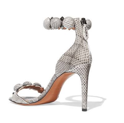 Alaia Embellished Snake Sandals